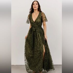 Marseille Embossed Maxi Dress from Baltic born